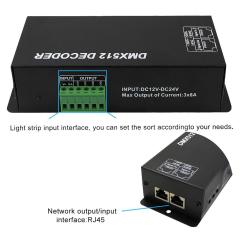 Digital display DMX512 decoder controller --3 Channel rgb / 4 channel rgbw
