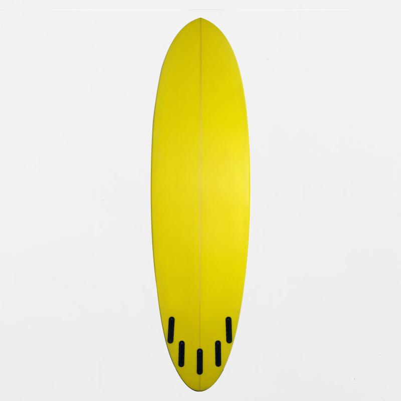 B70141 EPOXY SURFBOARD 6FT0 FUTURES YELLOW – High-Performance Shortboard from Surfboard Factory