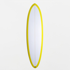 B70141 EPOXY SURFBOARD 6FT0 FUTURES YELLOW – High-Performance Shortboard from Surfboard Factory