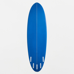 B70146 EPOXY SURFBOARD 6FT6 FUTURES BLUE RAIL