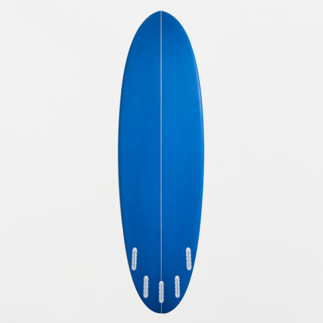 B70146 EPOXY SURFBOARD 6FT6 FUTURES BLUE RAIL