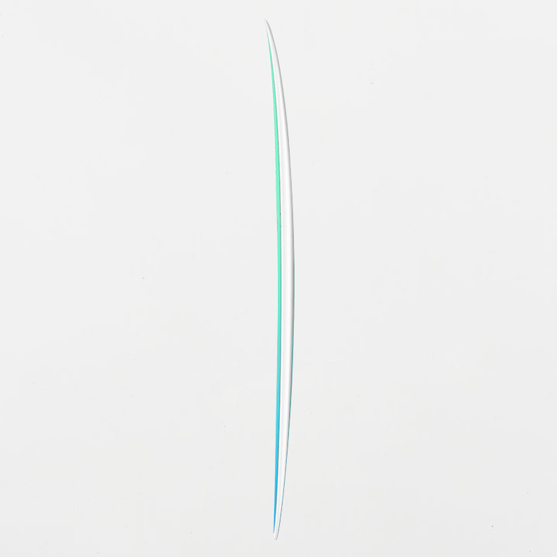 B70137 EPOXY SURFBOARD 7FT4 GREEN FADE