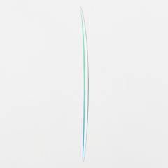 B70137 EPOXY SURFBOARD 7FT4 GREEN FADE