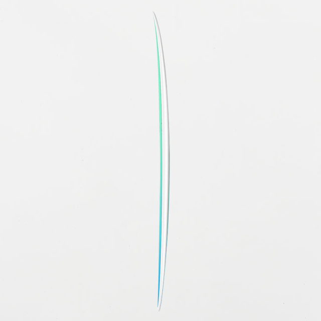 B70137 EPOXY SURFBOARD 7FT4 GREEN FADE