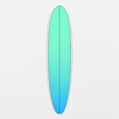 B70137 EPOXY SURFBOARD 7FT4 GREEN FADE