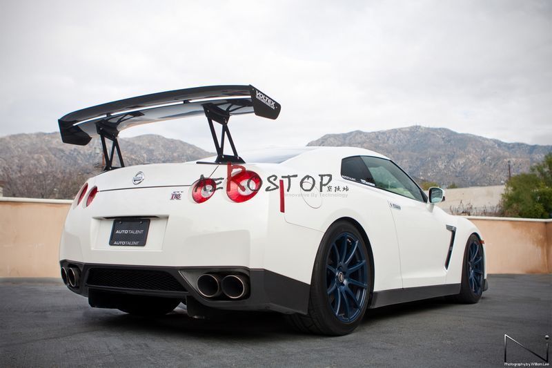 R35 GTR VOLTEX TYPE-5 STYLE REAR GT WING 1600MM (ALUMINIUM STAND)