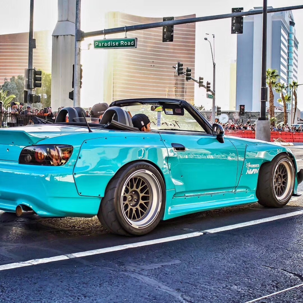 S2000 AP1 AP2 ROCKET BUNNY STYLE FRONT+REAR FENDER +60MM