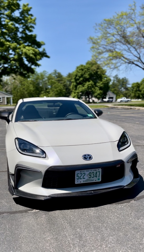 Craftc Tom's style carbon fiber front lip