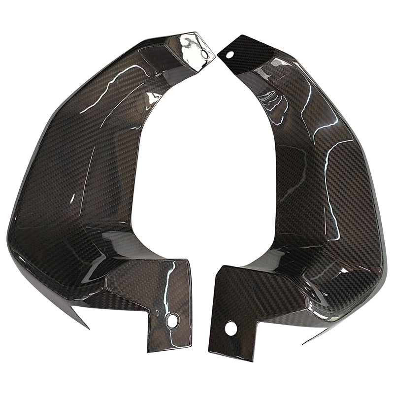 WRX VB V1 Style exhaust carbon fiber heat shield 2 PCs