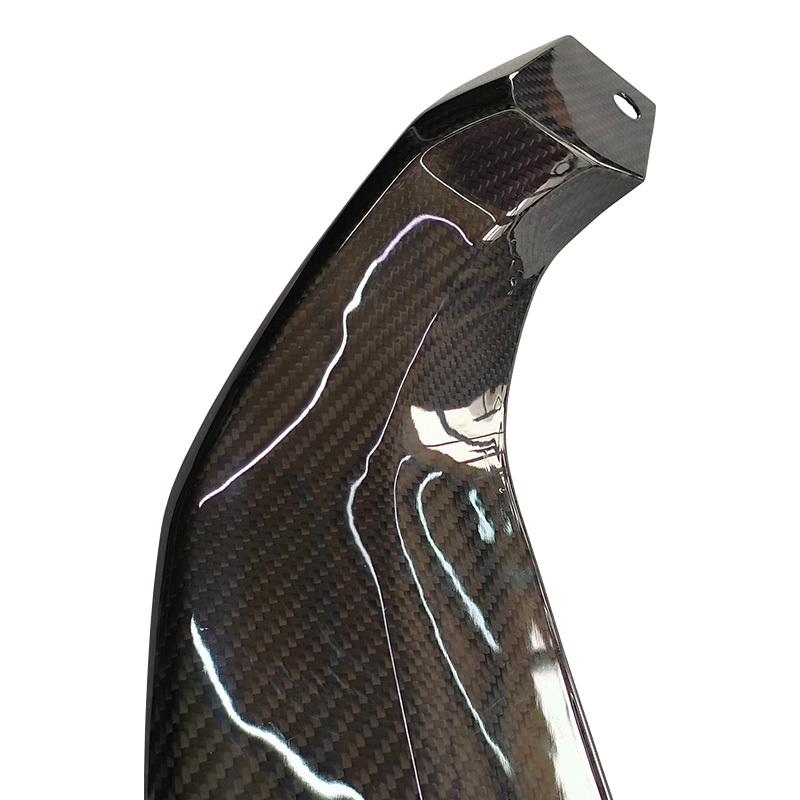 WRX VB V1 Style exhaust carbon fiber heat shield 2 PCs