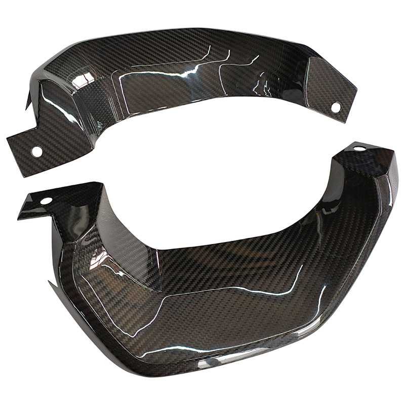 WRX VB V1 Style exhaust carbon fiber heat shield 2 PCs