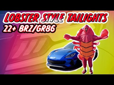 Craftc-Performance GR86/BRZ Lobster Style Sequential Taillights (Clear lens+Pearl White reflector)