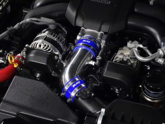 Blitz 21-23 BRZ / GR86 Aluminum Suction Kit w/ Blue Couplers