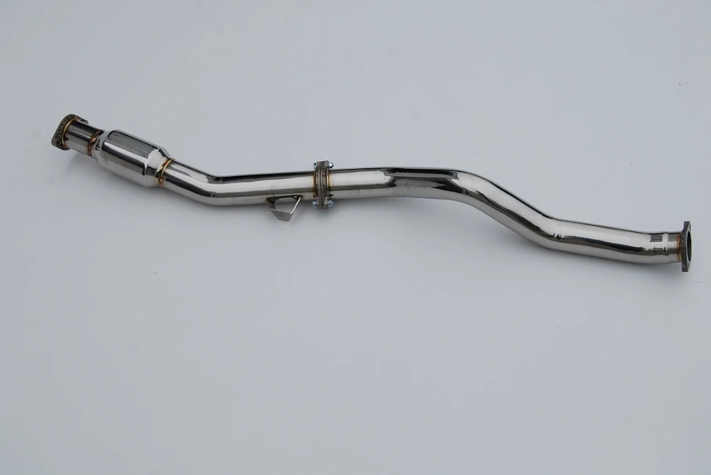 Invidia 22-25 Subaru WRX Auto Bottom High Flow Cat Front Pipe | HS22SW4AFPCB