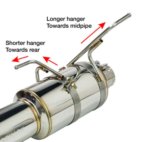 Remark 22+ Subaru WRX (VB) R1 Spec Single-Exit Stainless Catback Exhaust (Resonated) | RK-C1076S-03C