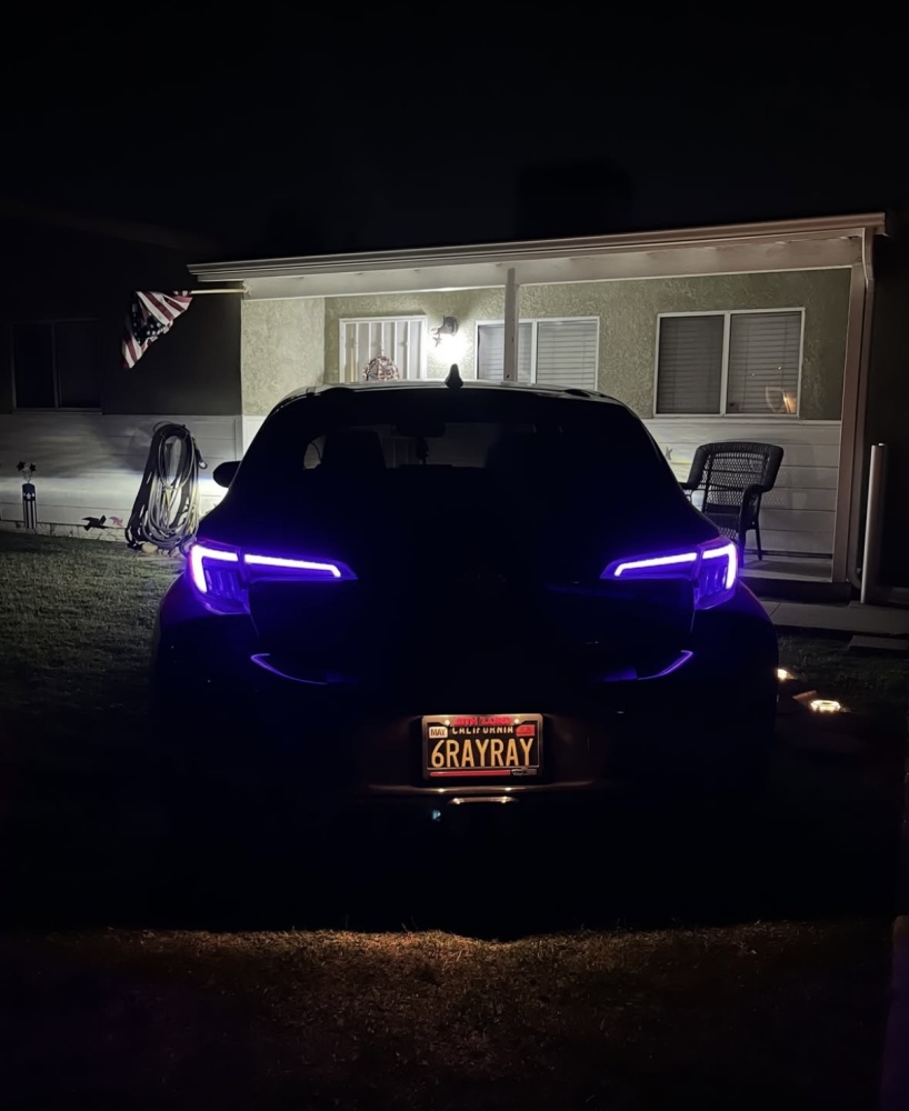 CraftC Performance Clear "RGB" 2019+ Corolla Hatchback & GR Corolla Sequential Taillights