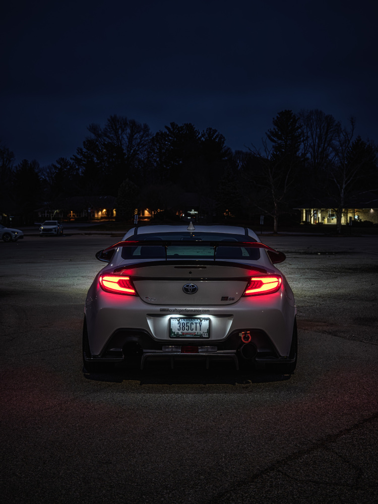 CraftC Performance GR86/BRZ Sequential Taillights (Clear lens+Pearl White reflector)