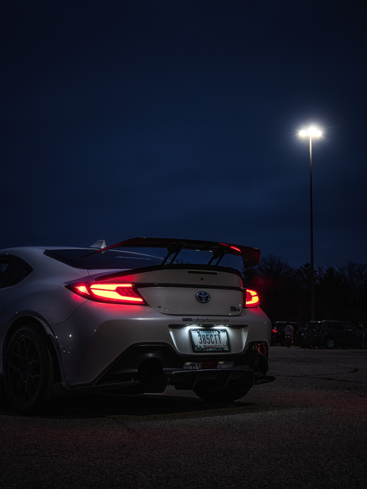 CraftC Performance GR86/BRZ Sequential Taillights (Clear lens+Pearl White reflector)