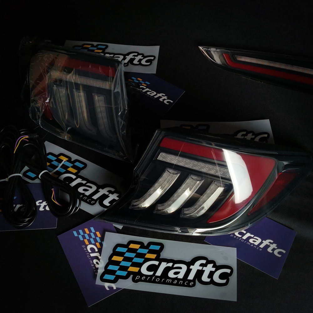 CraftC Performance "SMOKED" 2019-2026 Corolla Hatchback & GR Corolla Sequential Taillights