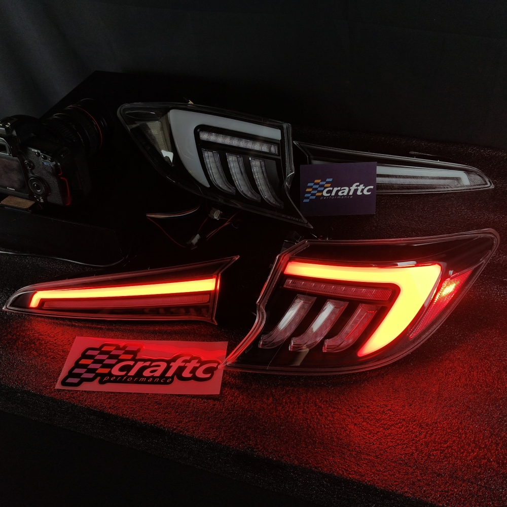 CraftC Performance "CLEAR" 2019-2026 Corolla Hatchback & GR Corolla Sequential Taillights