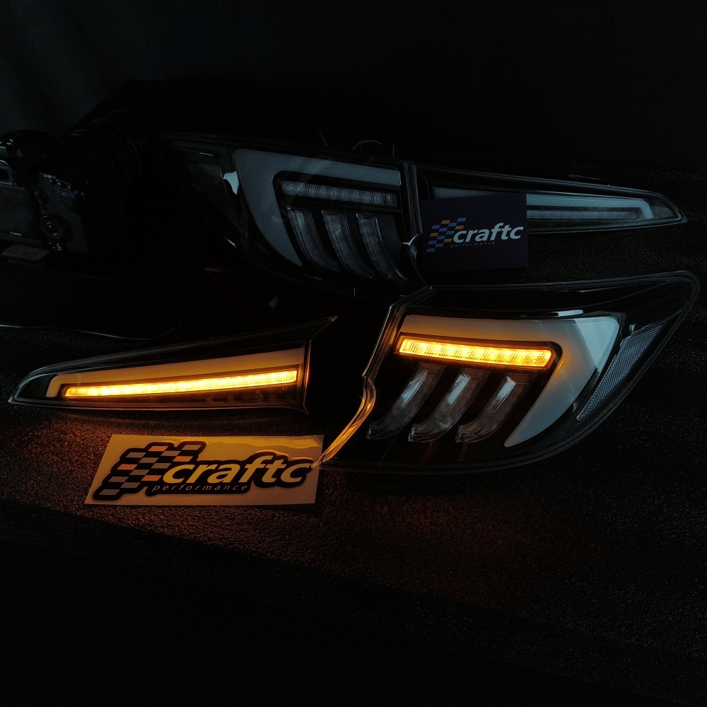CraftC Performance "CLEAR" 2019-2026 Corolla Hatchback & GR Corolla Sequential Taillights