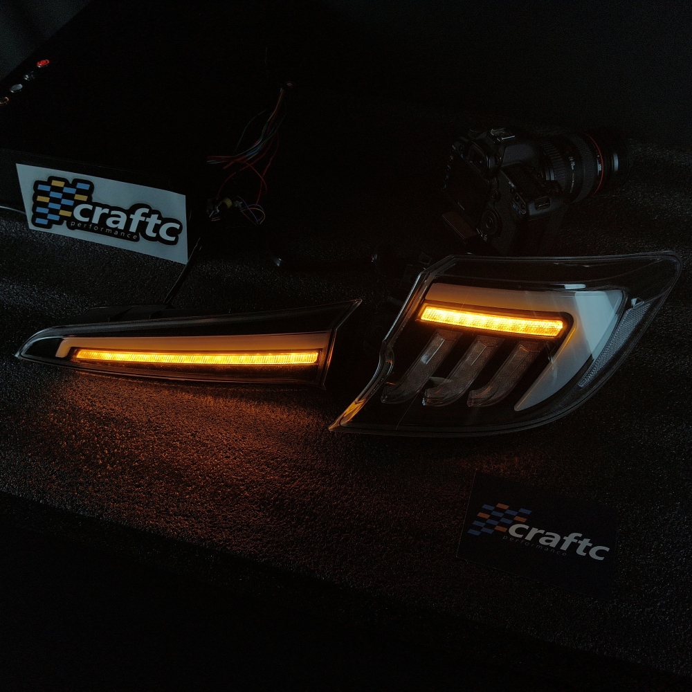 CraftC Performance Clear "RGB" 2019-2026 Corolla Hatchback & GR Corolla Sequential Taillights