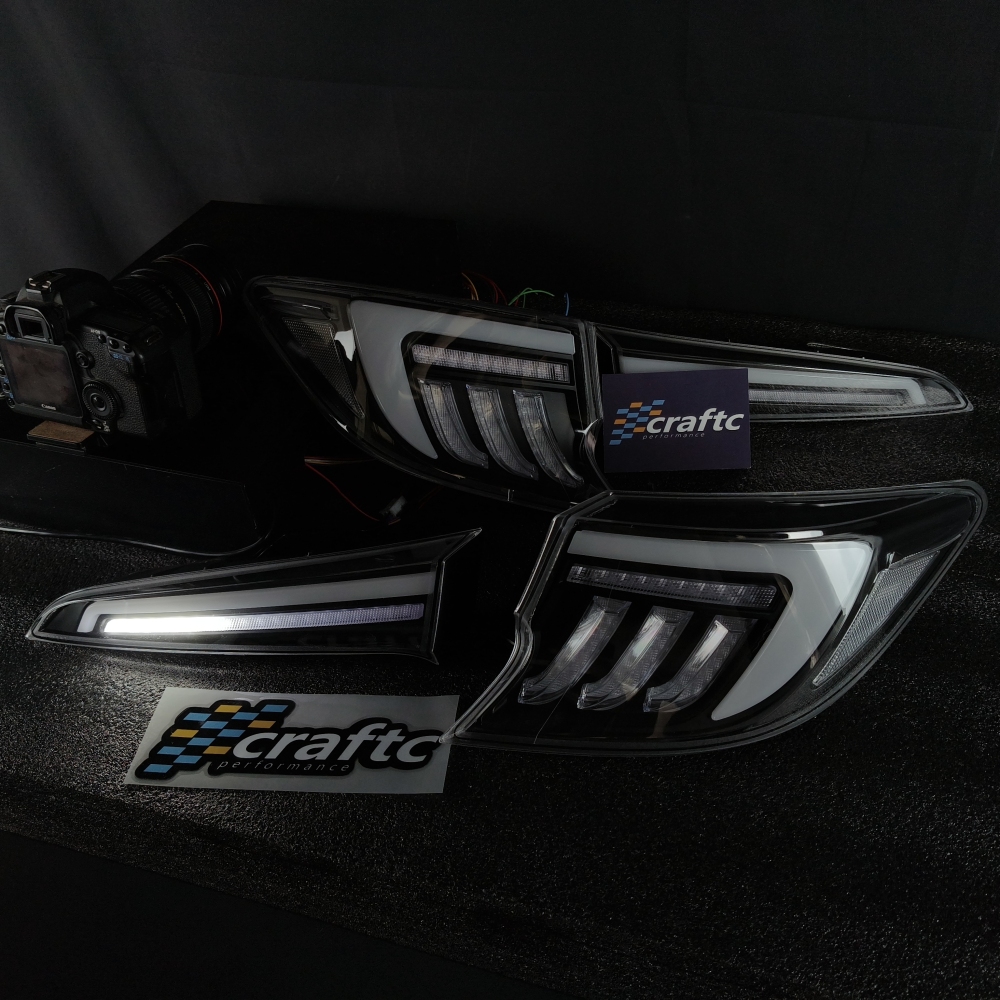 CraftC Performance "CLEAR" 2019-2026 Corolla Hatchback & GR Corolla Sequential Taillights
