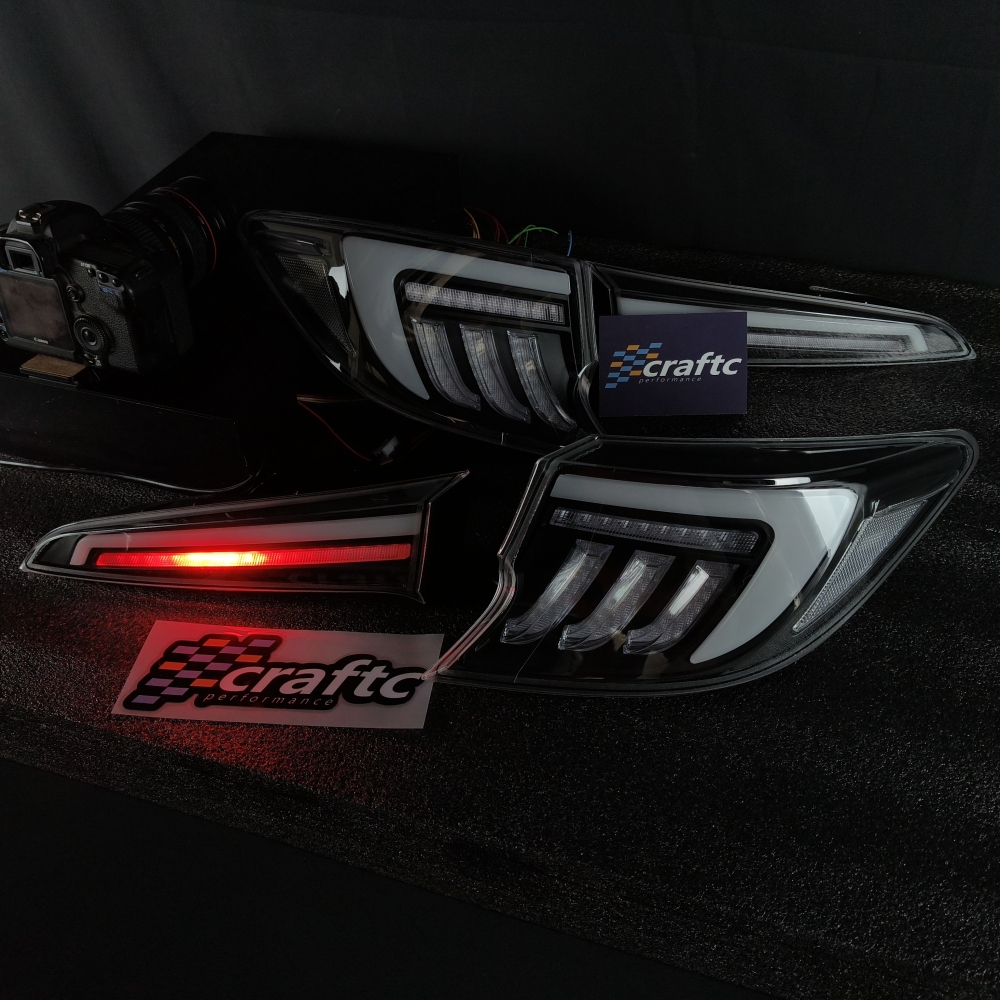 CraftC Performance "CLEAR" 2019-2026 Corolla Hatchback & GR Corolla Sequential Taillights