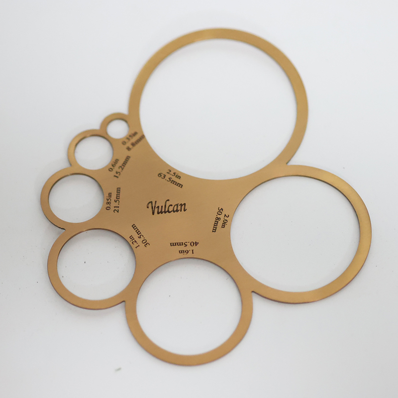 【vulcan】R angle and circular cutting ruler