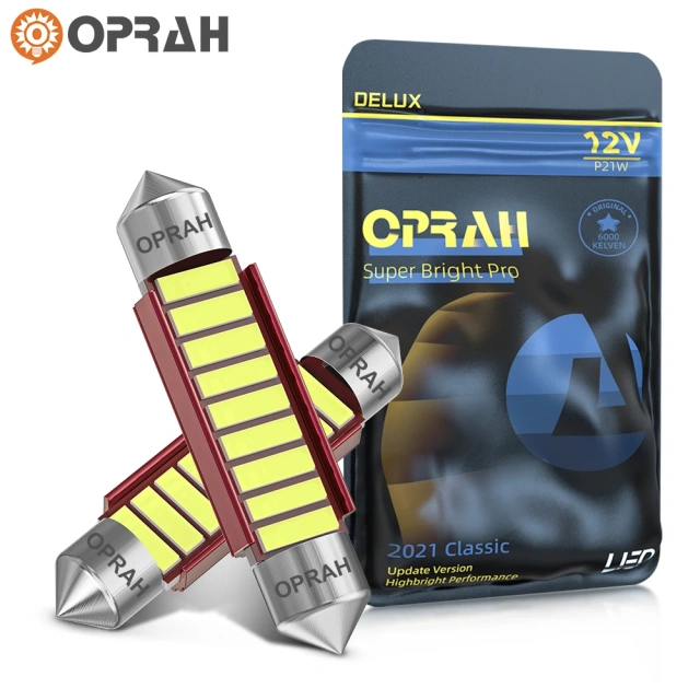 Oprah Festoon 28mm 31m 6smd 2835 Led Car Vehicle Interior Sun Visor Vanity Mirror Lights Makeup Light 12v Amber White