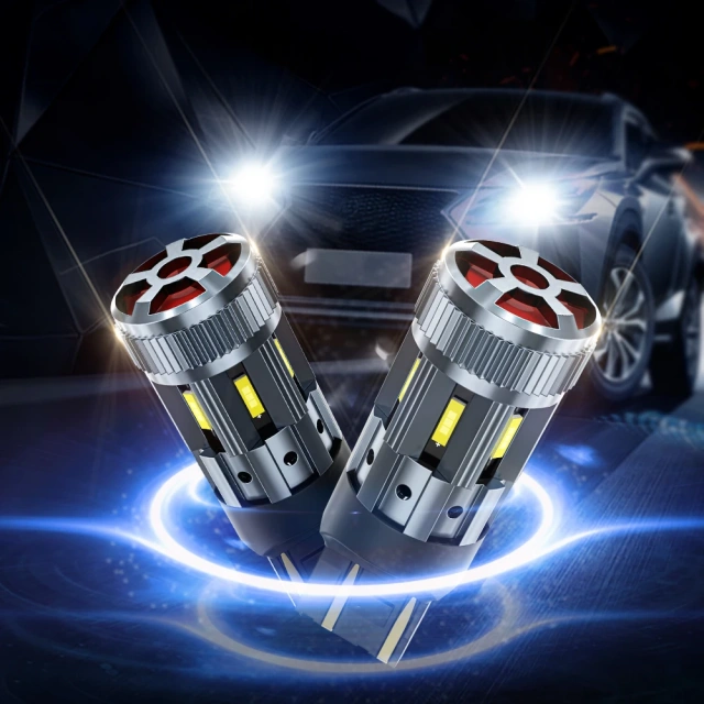 High Power 12V LED Replacement Bulb  No Error Free For Car 7440 7443 50SMD Tail Light Turn Signal Light