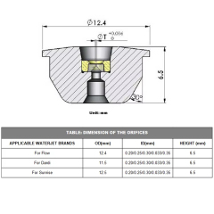 Ruby Orifice Nozzle for Waterjet Cutting Machine,Best Waterjet Cutting Machine Manufacturer in China | Fedjet Water Jet Cutting Machine for Sale