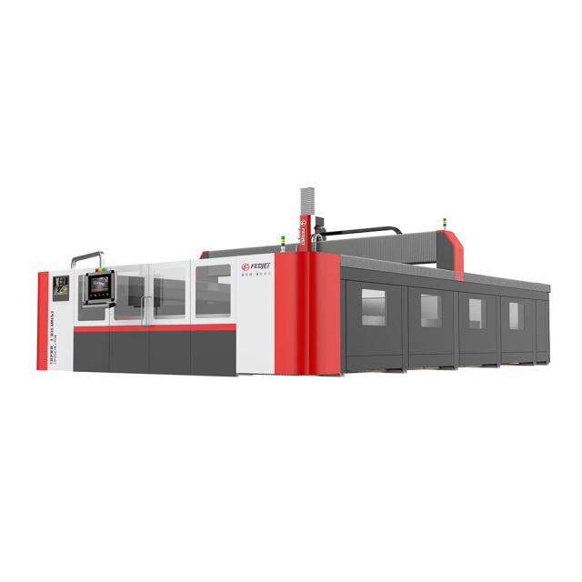 Enclosed Automatic 5 Axis Huge Waterjet Cutting Center,Best Waterjet Cutting Machine Manufacturer in China | Fedjet Water Jet Cutting Machine for Sale