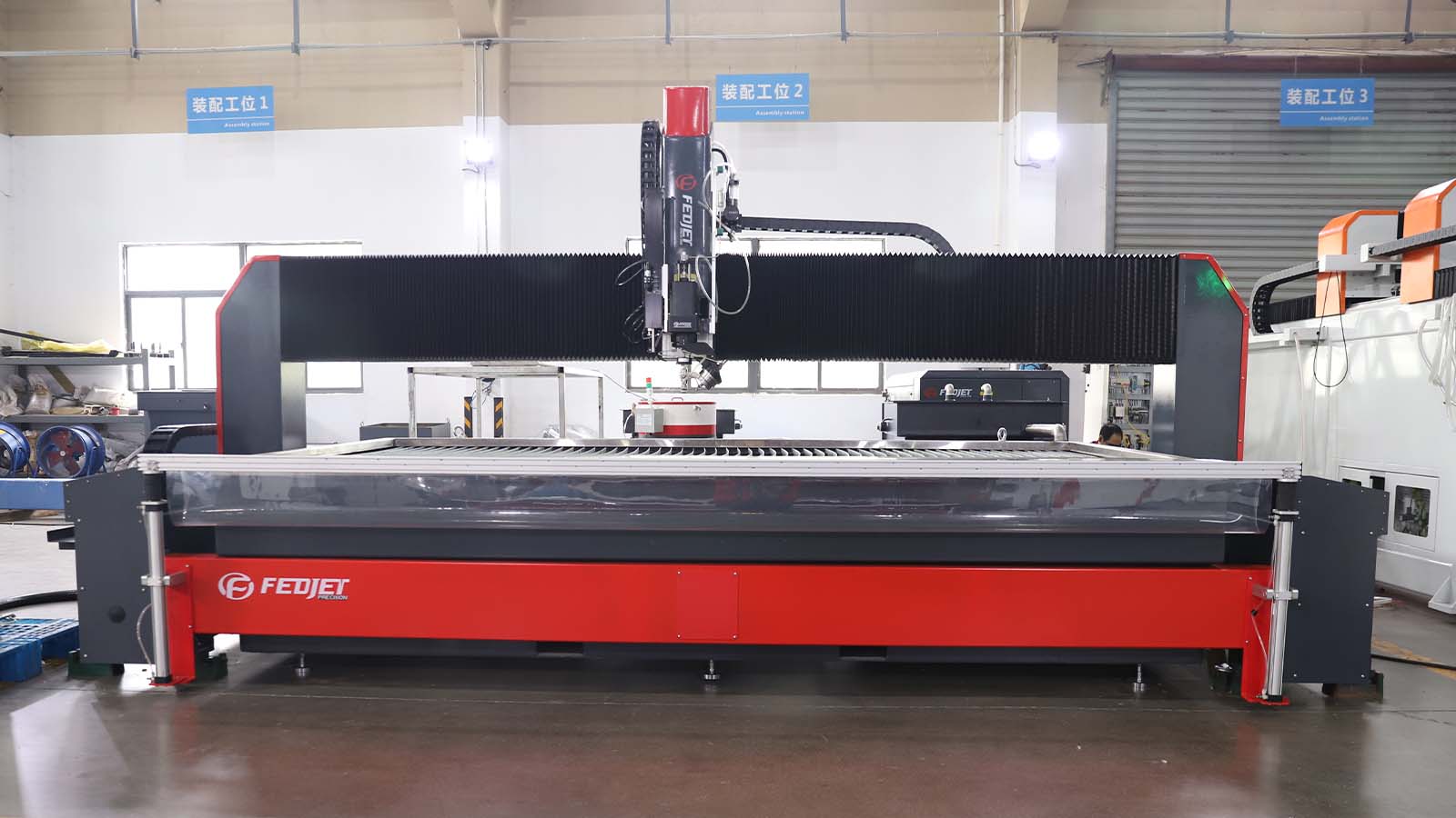 5 Axis Water Jet Cutting Machine