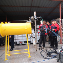 자동 열교환기 파이프라인 하이드로 블라스팅 세척