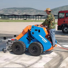 Équipement d'élimination du caoutchouc des pistes d'aéroport
