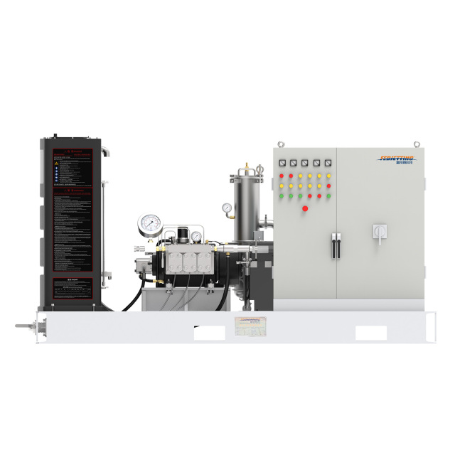 100Series 150HP 90kW 40K PSI 17.2LPM Electric Hydro Blasting Cleaning Machine