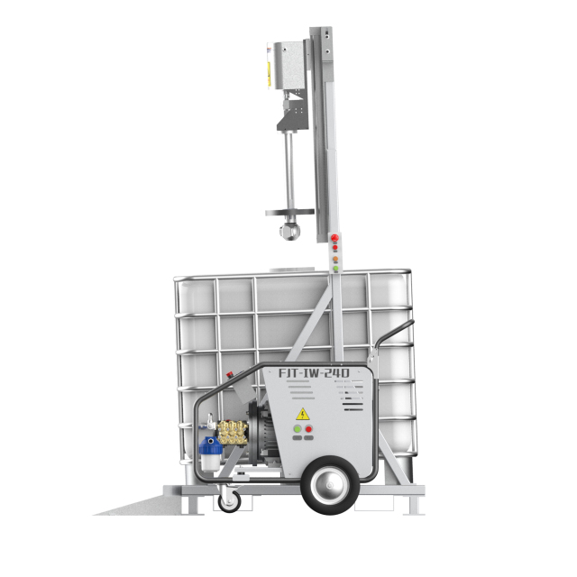 Automatic IBC Tank Container Cleaning Machine