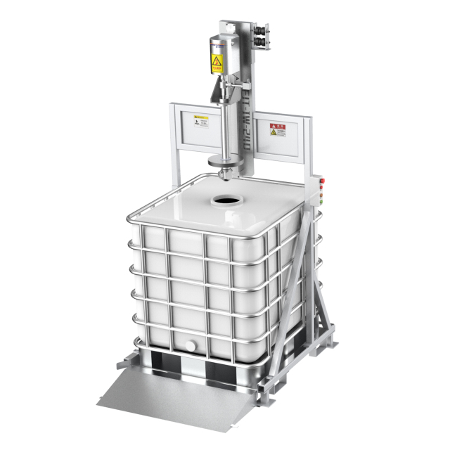 Automatic IBC Tank Container Cleaning Machine