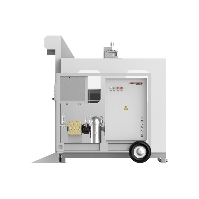 Automatic IBC Tank Container Surface Cleaning Machine
