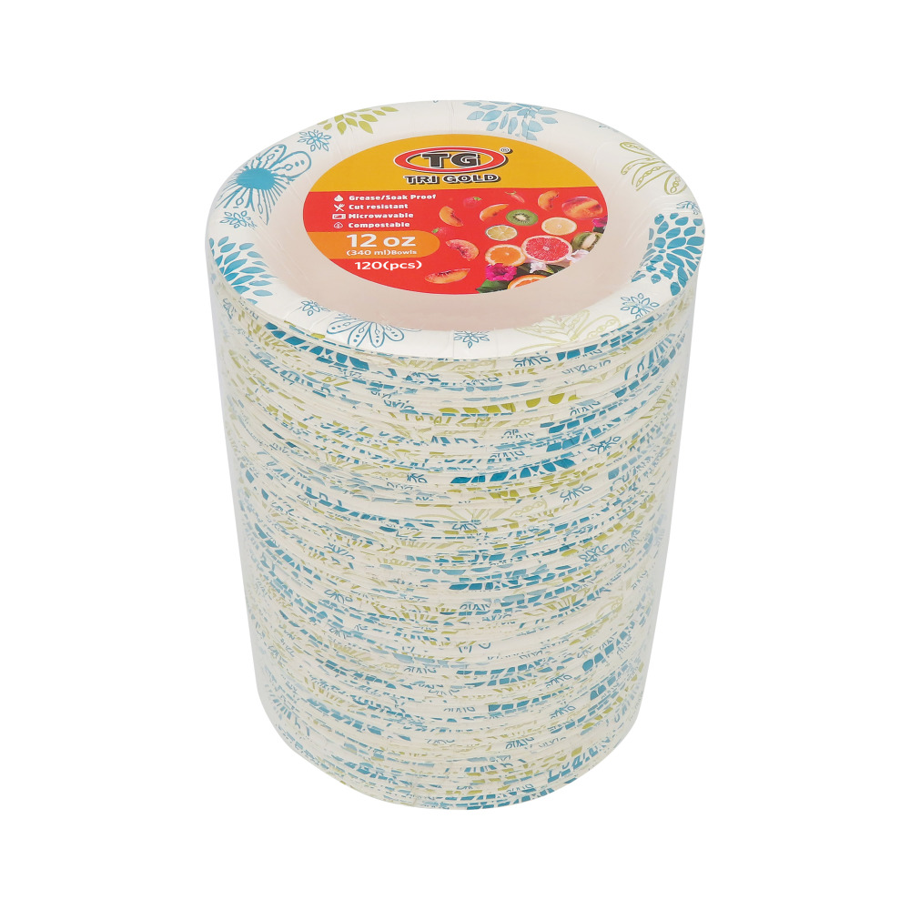 TG® Compostable Paper Bowl 12oz 120count
