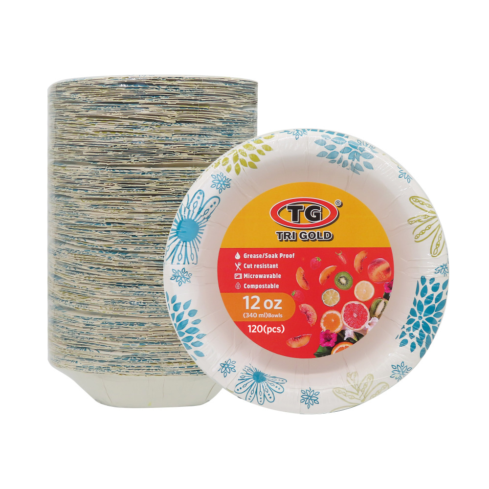TG® Compostable Paper Bowl 12oz 120count