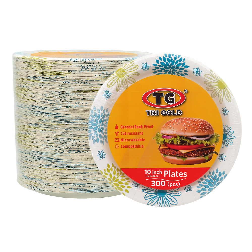 TG® Compostable Paper Deep Plate 10inch 300count
