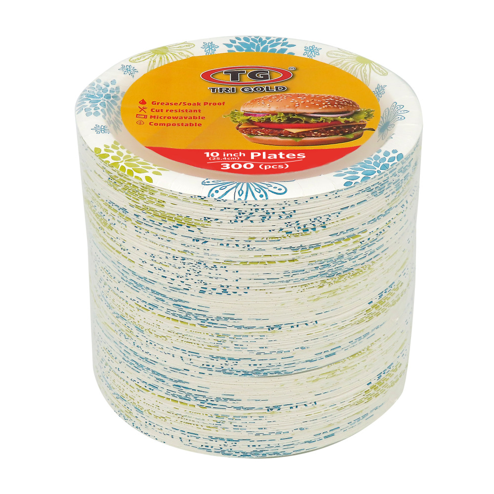 TG® Compostable Paper Deep Plate 10inch 300count