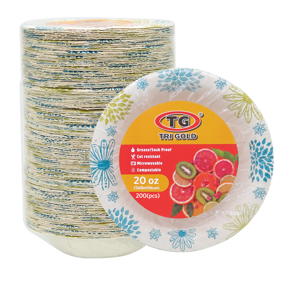 TG® Compostable Paper Bowl 20oz 200count