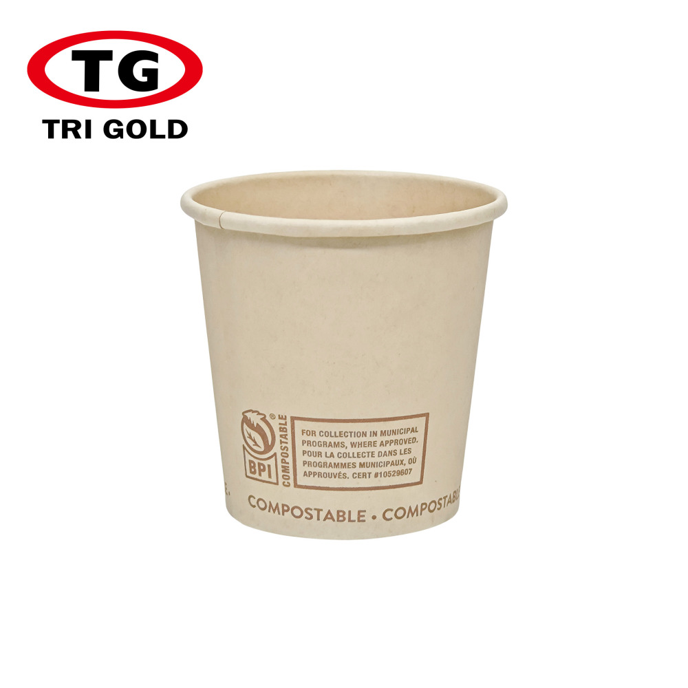 TG-COMPOSTABLE  PAPER CUPS 6.5OZ 160CT