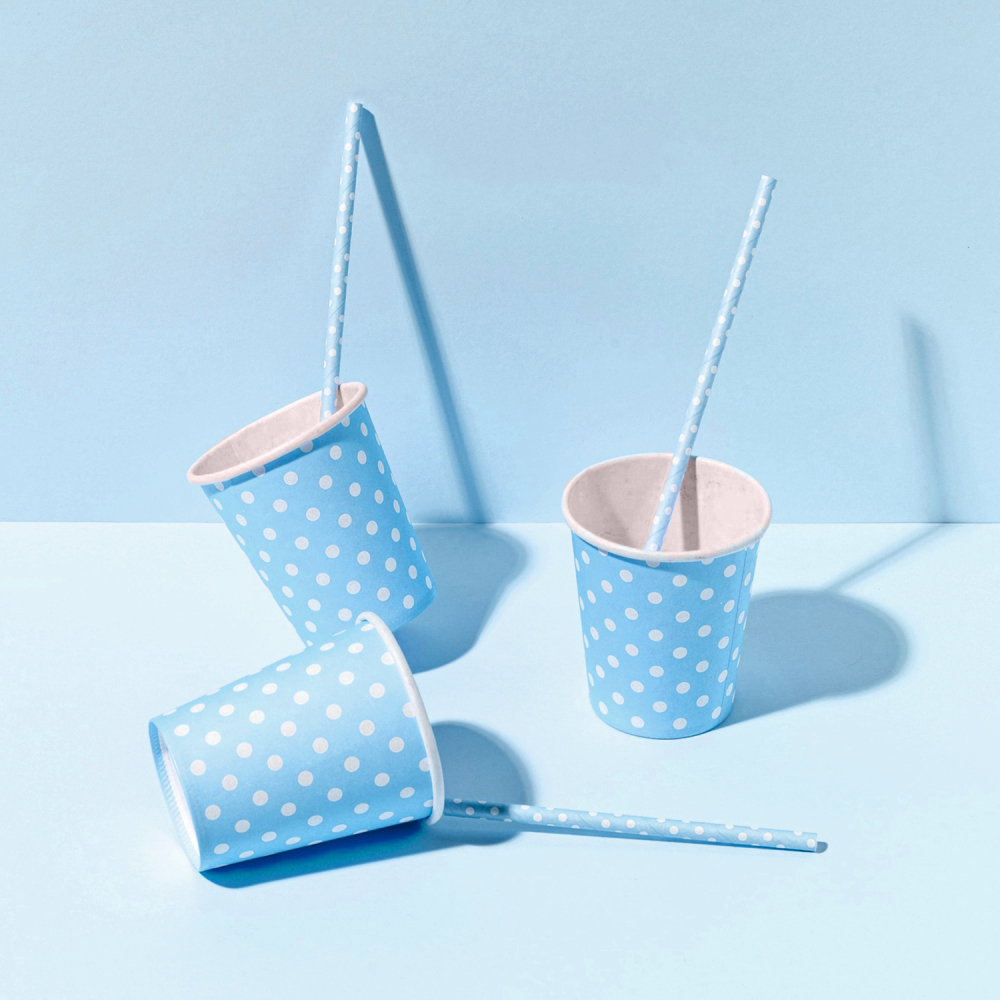 TG-Compostable Patterned Paper Straws 400cts