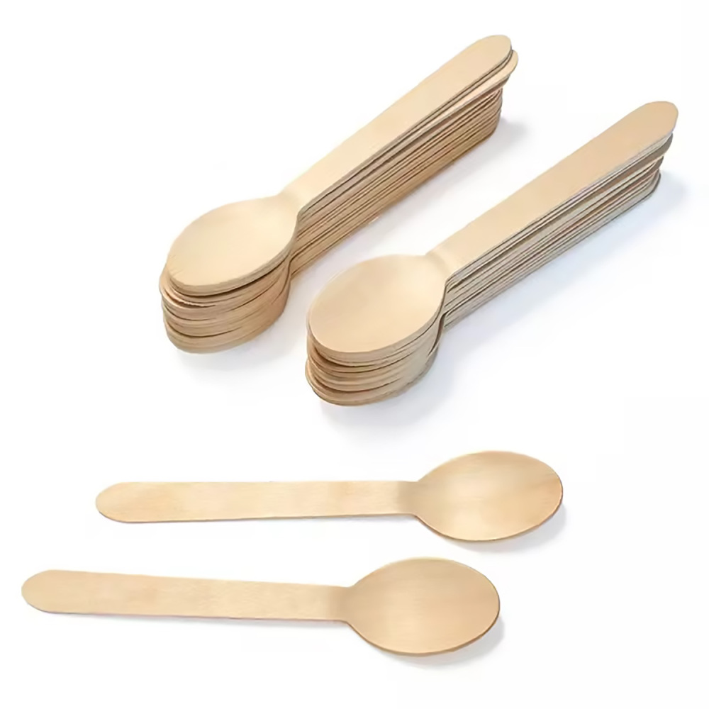 TG Compostable Wooden SPOONS 12boxes/360ct