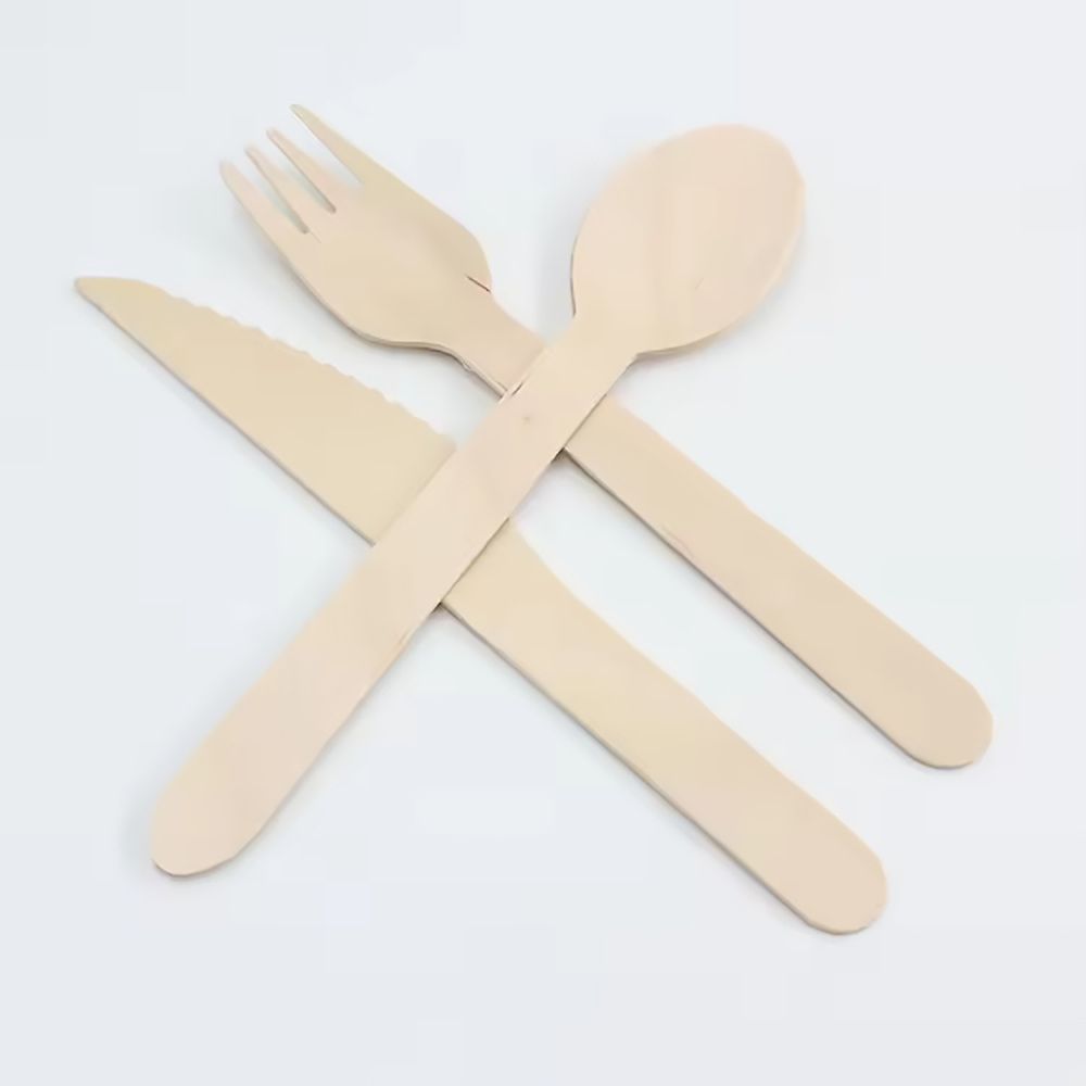 TG Compostable Wooden Cutlery 50set/150ct