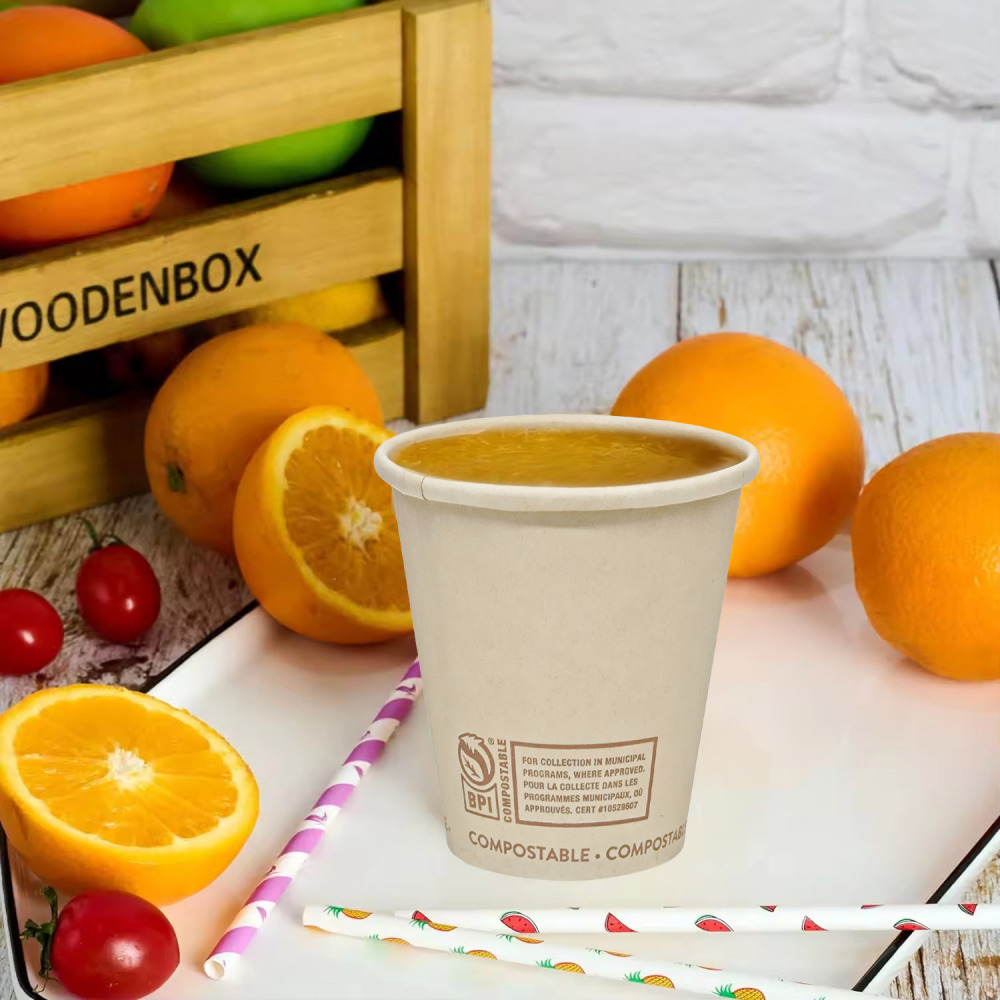 TG-COMPOSTABLE  PAPER CUPS 6.5OZ 160CT